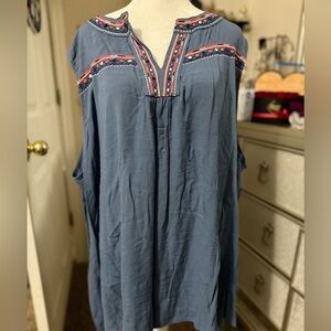 Whispers blue‎ tunic